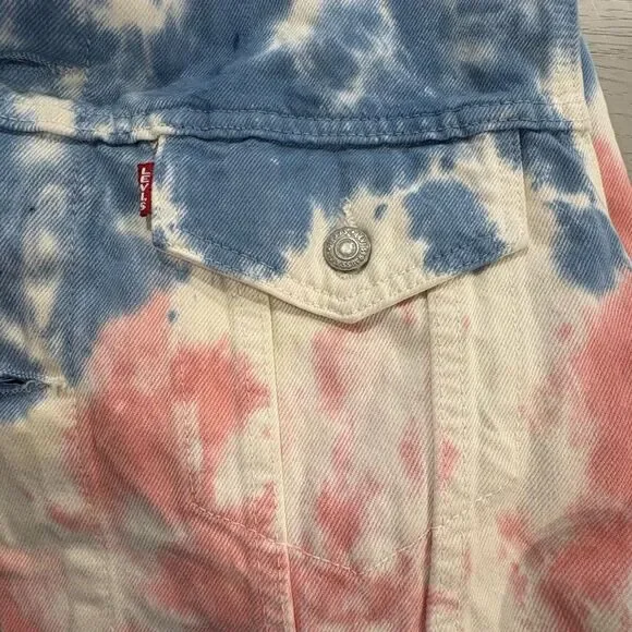 Levi's Vibrant Tie-Dye Denim Jacket - Picture 9 of 14